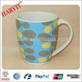 Vente en gros New Bone Decal Mug / Spot Décorer Ceramic Mug / Round Shape Tea Mug White